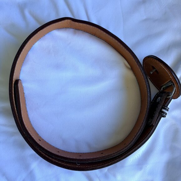 Embroidered Horse Brown Charro Belt Western Cowboy Mexican Size 34 - Picture 10 of 10